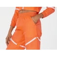 thumbnail image 2 of Waisted Women's Zippered Parachute Pants Orange Size Small, 2 of 3