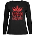 thumbnail image 1 of Halloween Queen Of Halloween T-Shirt à Manches Longues Noir pour Femmes, 1 of 1