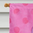 thumbnail image 3 of Carolines Treasures BB8259CHF Flamingo Floaty Pink Polkadot Flag Canvas House Size  Large multicolor, 3 of 4