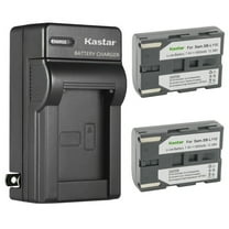 Kastar 2-Pack SB-L110 Battery and AC Wall Charger Replacement for Samsung SB-L110 SB-LS110 (NOT Compatible with SB-L110A), SB-L220 SB-LS220, SB-L70 SB-L70A SB-L70R SB-LS70AB Battery