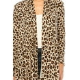 thumbnail image 5 of Women's Printed Open Front Cardigan with Asymmetric Hem Sizes S to 3XL, 5 of 5