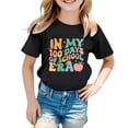 thumbnail image 1 of Xuewenshw T-Shirt Mode Enfant Décontracté Imprimé Col Rond Manches Courtes Ample, 1 of 4