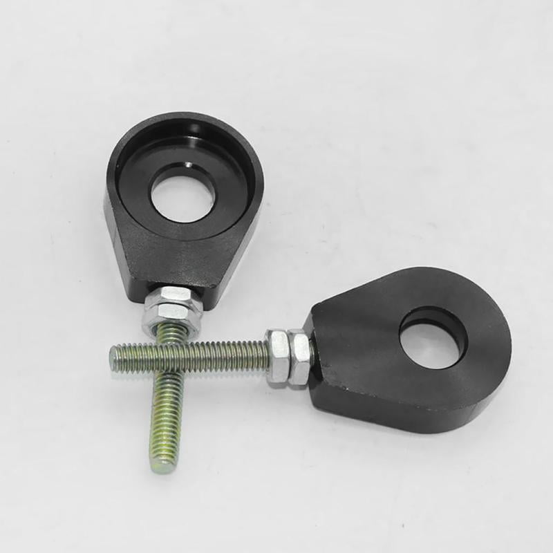 Pair Silver 12mm Chain Adjuster Tensioner for CRF50 Thumpstar