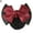 Red, variant on Cheers.US Women Solid Satin Bow Barrette Hair Clip Cover Tulle Bowknot Bun Snood