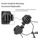 thumbnail image 2 of Kearding Adaptador de riel de guía para auriculares de casco, cascos de caza, soporte de montaje ajustable para auriculares, equipo para Electrónica Negro, 2 of 6