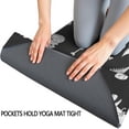 thumbnail image 3 of Dinosaur Silhouette Pattern Hot Yoga Mat Towel Non Slip for Hot Yoga - Quick-Drying Yoga Mat Cover with 4 Corner Pockets with Travel Bag - Hot Yoga Towel Non Slip Grip Moisture Wicking Sweat 70"x26", 3 of 6