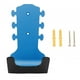 thumbnail image 1 of Soporte de pared para ukelele, colgador de pared para guitarra, ukelele, guitarra eléctrica y bajo. Azul, 1 of 9