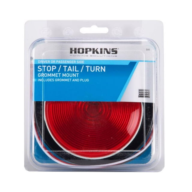 Kit de luces Hopkins selladas rojas con tope, cola y giro (paquete de 2)