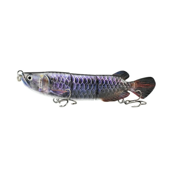 Lifelike Slow Sinking Fishing Lure Realistic Trout Shad Tackle, Slow Sinking Glide Bait with Tail Movement for Freshwater Saltwater Fishing, 1PC