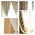 thumbnail image 2 of Cortina de Paneles Opaca con Agujeros para para Habitaciones de Diseño de Estrels - Beige Sunnimix Cortinas de estrella hueca, 2 of 8
