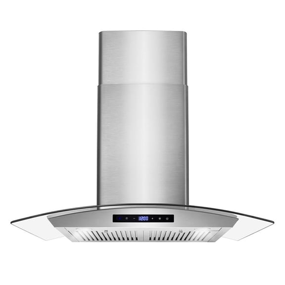 30 in. Vista Collection Ducted Wall Mount Range Hood in Stainless Steel
