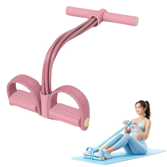 Wondolla Exercise Band, 6-Tube Pedal Resistance Band With Handle, Multifunctional Pedal Resistance Bands, Suitable For Home Gym Full Body Equipment,For Abdomen/Waist/Arm/Leg Training