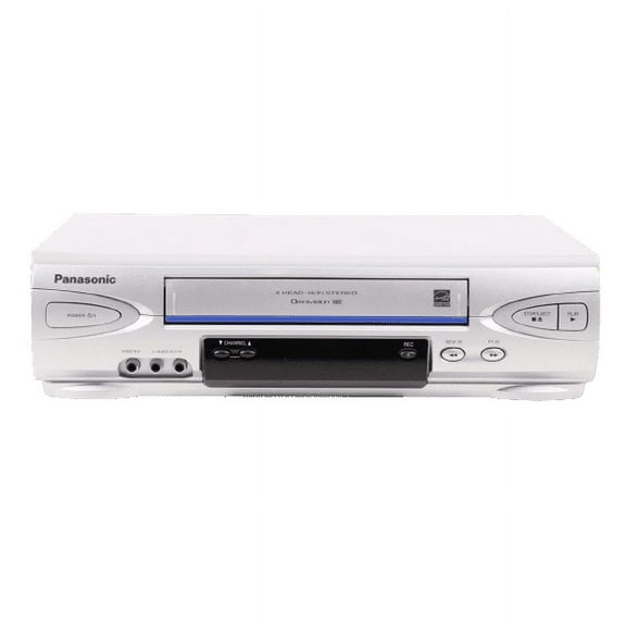 Panasonic PV-V4524S Hi-Fi Stereo VHS VCR w/ Original Remote, Manual, A/V Cables, & HDMI Converter (Good)