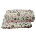 thumbnail image 4 of Vintage Botany Foot Rest, Victorian and Colorful Endemic Flower Bouquets Prettily Blooming, Non-Slip Backing Adjustable Ergonomic Memory Foam Leg Support for Office, Eggshell Multicolor, by Ambesonne, 4 of 5
