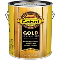 Cabot 140.0019470.007 Gold Finish Low VOC Stain, Gallon, Sun-Drenched Oak