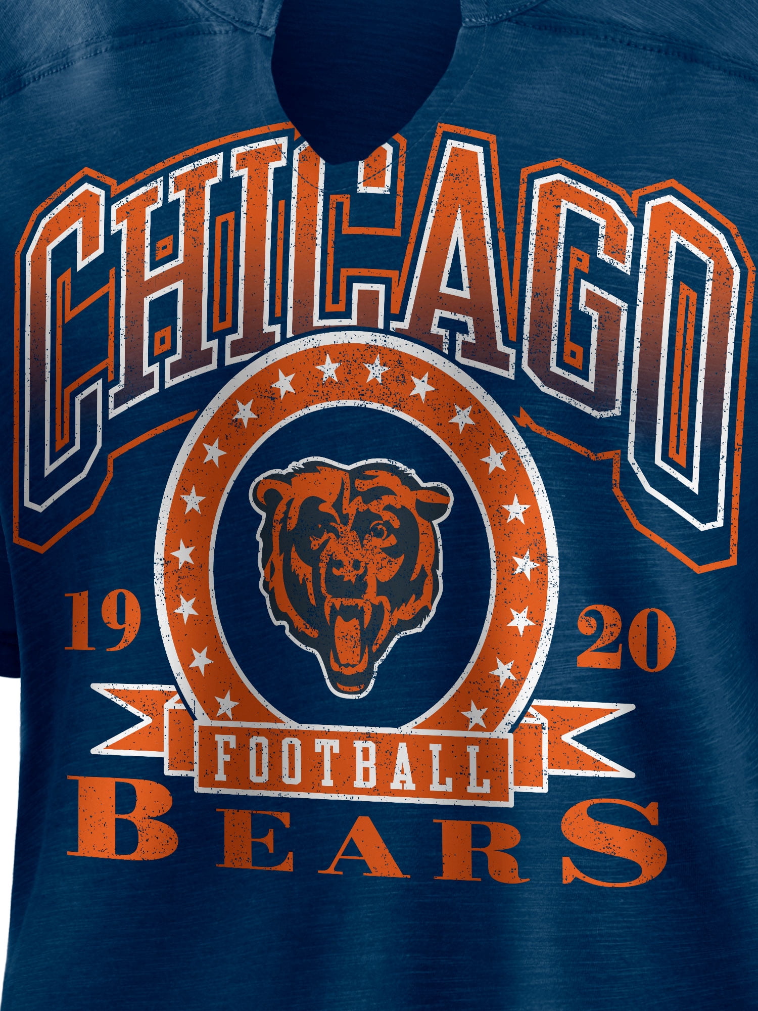 NFL Chicago Bears Women's Cotton Navy Short Sleeve T-Shirt