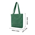 thumbnail image 3 of HongHeng Fashionable Large Capacity Shopping Bag Casual Tote Bag Canvas Handbag and Retro Corduroy Student Shoulder Bag for Women, 3 of 5