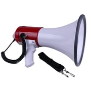 Megaphone with Loud Siren Bullhorn Speaker, 50 Watt