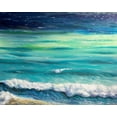 thumbnail image 2 of Boho Hue Studio 24x20 White Modern Wood Framed Museum Art Print Titled - Rolling Waves, 2 of 4