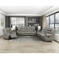 thumbnail image 5 of Lexicon Oberon Microfiber Double Reclining Love Seat in Grayish brown, 5 of 5