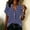#037-Dark Blue, variant on Women Shirt Relaxed Fit V Neck Short Sleeve Striped Button Front Blouse Lightweight Breezy Summer Casual Work Top Gift