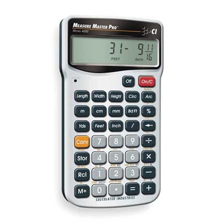 Construction Calculator Case - Calculated Industries 4020 Construction Construction Calculator, 5.5x0.5x2.9