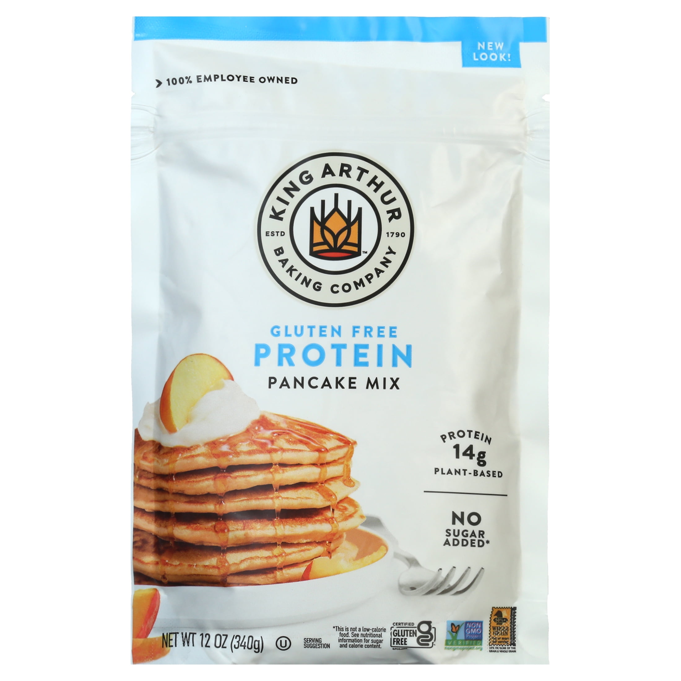 King Arthur Baking Gluten Free Protein Pancake Mix 12 oz - Walmart.com