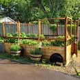thumbnail image 5 of Outdoor Living Today 8x12 Western Red Cedar Raised Garden Bed with Deerfence, 5 of 8