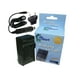 Chargeur Sony Cyber-shot DSC-W710 avec Prise de Voiture et Adaptateur EU - Remplacement pour les Chargeurs d'Appareil Photo Numérique Sony NP-BN1 (100-240V) – image 1 sur 1