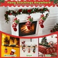 thumbnail image 2 of Yalumo Set of 4 Christmas Stocking Holders for Mantle, Heavy Duty Black Metal Stocking Hangers for Mantel, Low Profile Weighted Xmas Hooks for Fireplace, Counter, Window Christmas Party Decor, 2 of 7