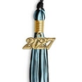 thumbnail image 6 of Endea Graduation Black/Light Blue Mixed Color Graduation Tassel with Gold Date Drop, 6 of 9