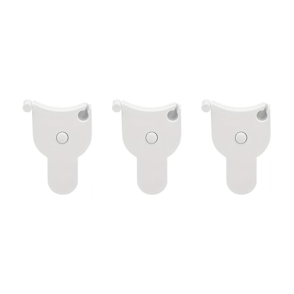3 Pack Retractable Body Measuring Tapes, White One-Hand Circumference Tape Measures for Waist, Chest, Arms, Legs and Fitness Tracking