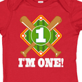 thumbnail image 4 of Inktastic 1st Birthday Baseball Party Boys Boys Baby Bodysuit, 4 of 5