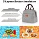 thumbnail image 3 of Bolsa de Almuerzo Aislada Bolsa de Almuerzo Reutilizable Bolsa de Almuerzo para Trabajo Picnic o Viaje, 3 of 8