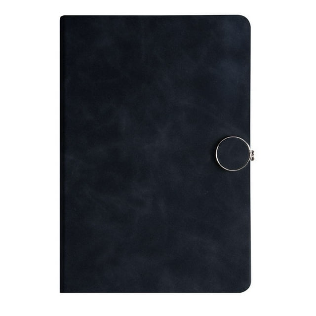 Cuaderno A5 con hebilla redonda, hebilla magnética simple, diario de reuniones de oficina y negocios, 1 Uds.