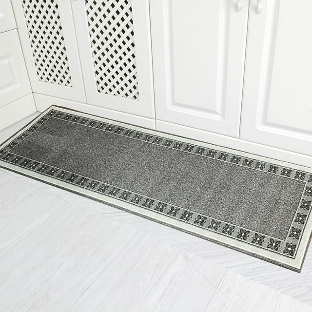 Kitchen Rug Non-Skid | Runner Mat Non-Slip | Rug for Kitchen Floor with Rubber Backing | Floor Mat | Low Profile (20" x 59")