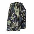 thumbnail image 4 of Beetlejuice Men's Swim Trunks Board Shorts Drawstring Elastic Waist Quick Dry Swimsuits Beach Shorts with Pockets L, 4 of 8