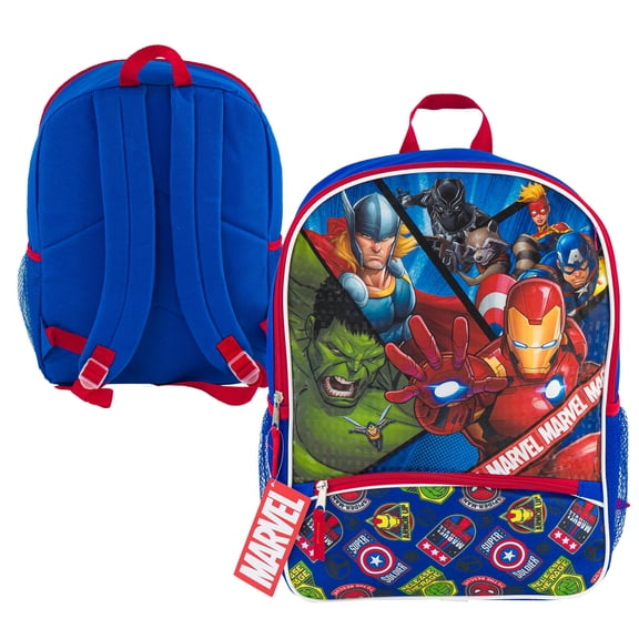 Marvel Heroes 16" Backpack With Mesh Side Pockets