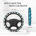 thumbnail image 3 of Sigee Hawaiian Ship Dolphin for Steering wheel cover Elastic Steering Wheel Cover Universal Fit Steering Wheel Cover, 3 of 6