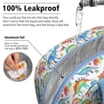 thumbnail image 5 of Womens White Colorful Dinosaurs Pattern Lunch Box for Work,Insulated Lunch Bag for Women,Loncheras Para Mujer,Leakproof Adult Lunch Bag for Work,Beach,Travel,Picnic,Camping, 5 of 7