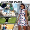 thumbnail image 7 of Jeiento 250 Years Butterfly Women's Athletic Dress Built-In Shorts & Pockets Sleeveless Quick-Dry Stretch Fabric, Versatile for Pickleball, Hiking, and Active Outdoor Use, Size L, 7 of 7