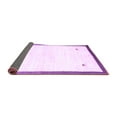thumbnail image 2 of Ahgly Company Indoor Square Solid Purple Modern Area Rugs, 4' Square, 2 of 4