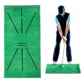 thumbnail image 4 of Golf Hitting Mat, Golf Training Aids Easy To Clean Wearproof Premium Rubber + Flannelette  For Golf Practice For Outdoor Sports For Golf Game For Golf Player ANGGREK Golf Hitting Mat, 4 of 8