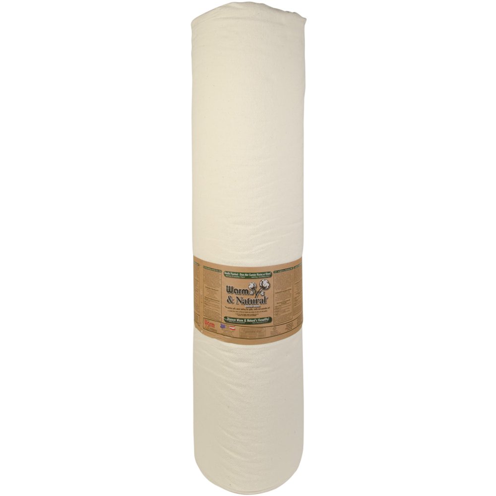 WARM COMPANY 124Inch by 30Yard Warm and Natural Cotton Batting by The
