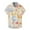 White, variant on WEAIXIMIUNG Mens Dress Shirts Long Sleeve Pattern Male Easter Day Digital 3D Printing Loose Button Lapel Short Sleeved Shirt Top