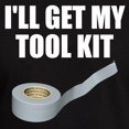 thumbnail image 3 of CafePress - I'll Get My Tool Kit T Shirt - Men's Fitted T-Shirt, 3 of 4