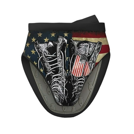 

Tebeau Veterans Day1 Print Short Oven Mitts Heat Resistant Silicone Kitchen Mini Oven Mitts Non-Slip Grip Surfaces and Hanging Loop Gloves