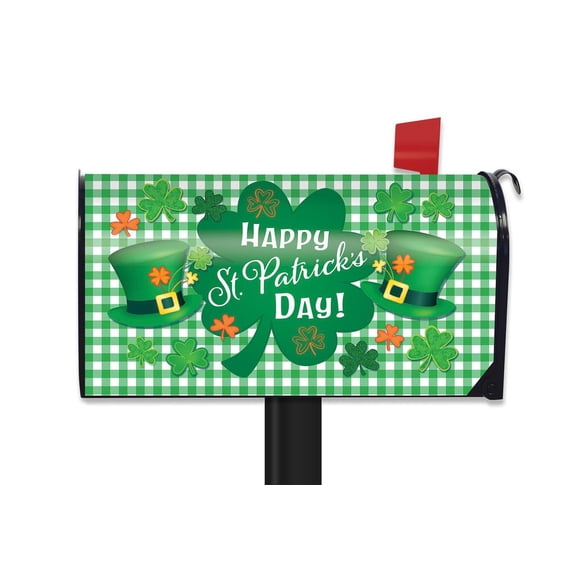 Briarwood Lane Mailbox Cover - Standard Size - Celebrate St. Patrick's Day For St. Patrick's Day Mailbox Cover