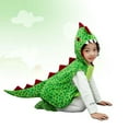 thumbnail image 2 of Kids Dinosaur Costumes With Shoes, Uccdo Boys Girls Sleevelss Hooded Top Green Dino Jumpsuits Halloween Party Clothes, 2 of 4