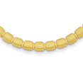 thumbnail image 1 of Diamond2Deal 18K Yellow Gold Semi-solid Textured Omega Style Necklace for Women 18", 1 of 3